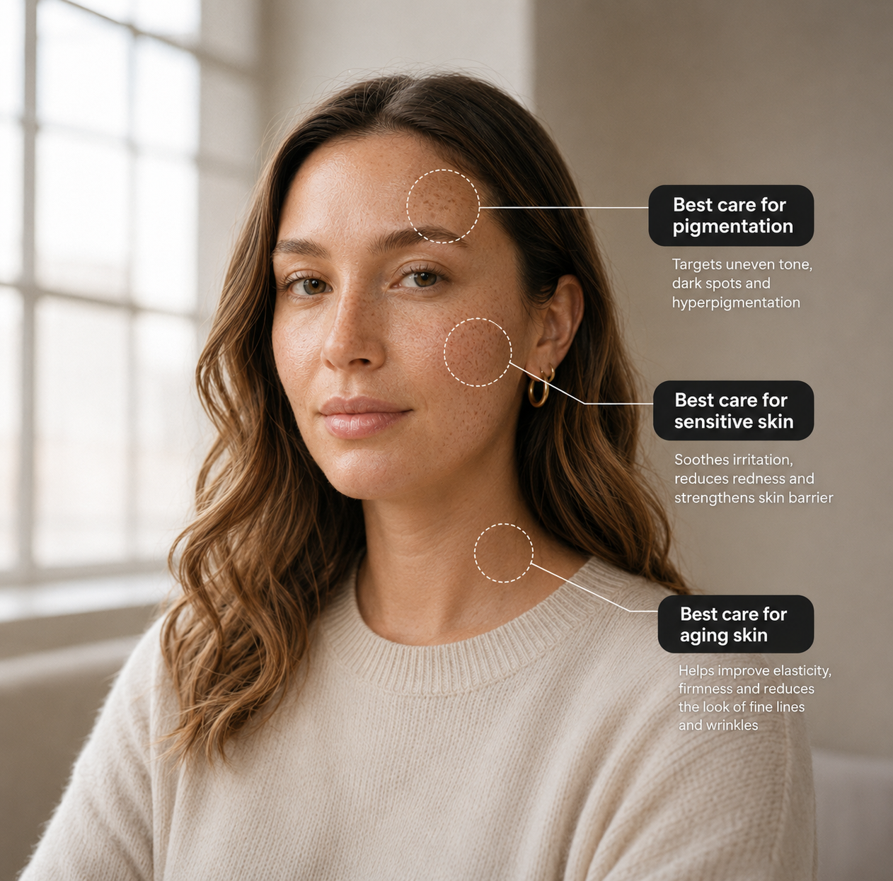 Uniqueness skincare detail
